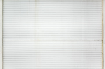 Obraz premium White metal gate pattern, background texture