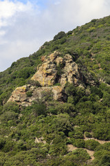 Sfinx in de bergen van San Vito, Cagliari