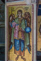 Obraz na płótnie Canvas Фреска в монастыре Киккос, Кипр