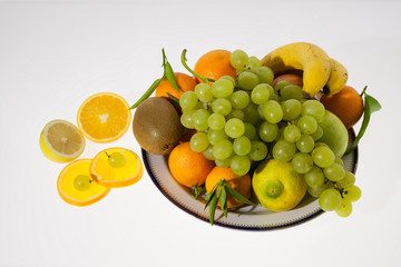 Fruits on plate