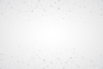 Abstract bright simple tech vector background. Connection structure. Polygonal vector abstract wallpaper. Abstract technology shapes. Vector science background