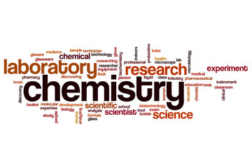 Chemistry word cloud concept