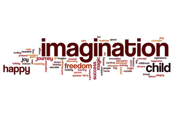 Imagination word cloud concept