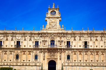 Fototapeta premium San Marcos in Leon at the way of Saint James