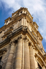 Torre de la catedral de Málaga, arte del Renacimiento, Andalucía, España