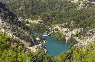 Big Green Canyon Nature Reserve in Turkey