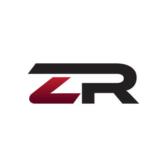 Modern Initial Logo ZR