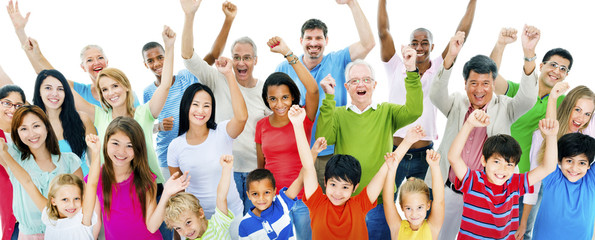 Group of People Community Celebration Happiness Concept