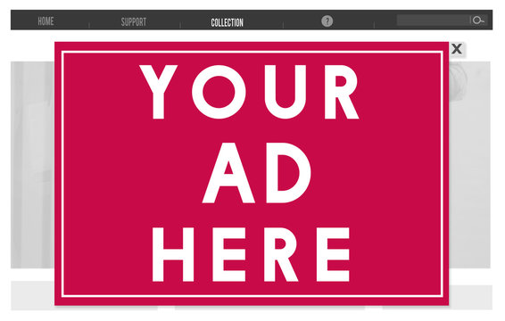 Your Ad Here Marketing Advetising Commercial Concept
