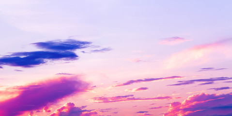 Obraz premium Sunset sky and cloud