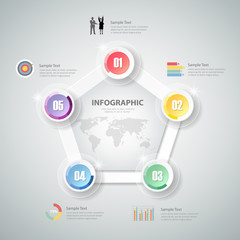 Design Infographic template for  bussiness concept