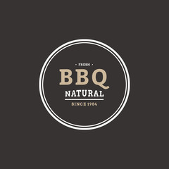 Barbecue label