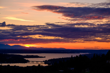 Lake Washington at Sunset