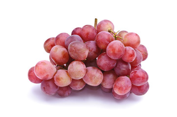 red grape isolated on white