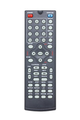 TV remote control isolated on white.