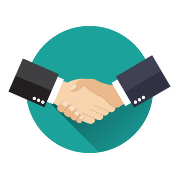 Shake Hand Flat Icon