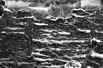 Brick texture with scratches and cracks