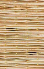 Bamboo mat background.