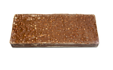 Turrón de chocolate. Dulce navideño español