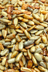 Pipas peladas de girasol.