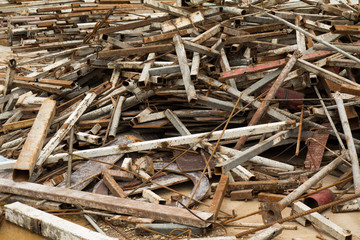 Metal on construction sites