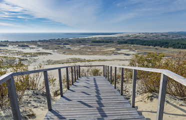 Dunes of the Curonian Spit stretches 