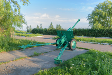 Soviet artillery gun