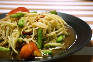 Thai papaya salad