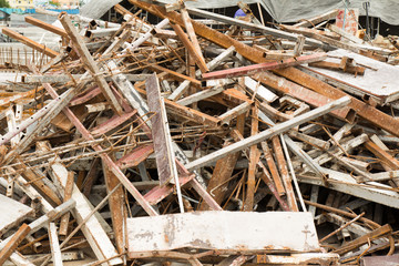 Metal on construction sites