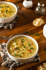 Hot Homemade Corn Chowder