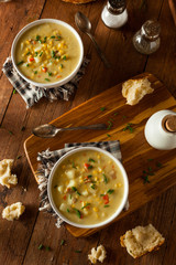 Hot Homemade Corn Chowder