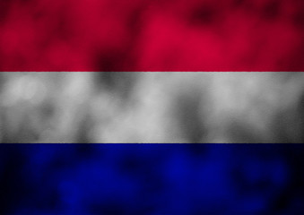 Grunge Flag Of Netherlands