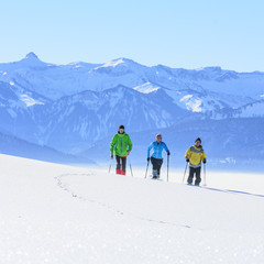 Wandern im Schnee