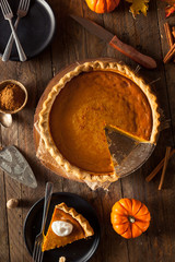 Festive Homemade Pumpkin Pie