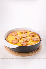 Homemade pumpkin pie