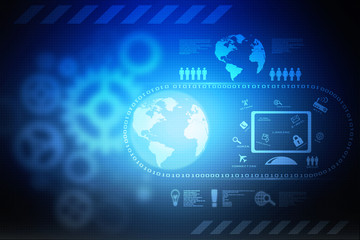 Fototapeta premium Digital Abstract technology background