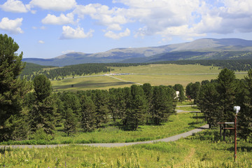 Sports complex Seminsky. Year round training center biathletes.