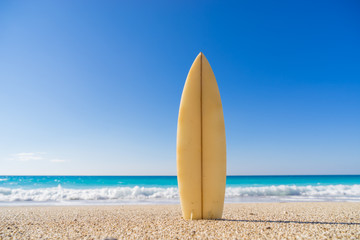 Surfboards awaiting fun in the sun - 94388063