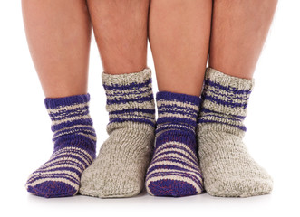Knitted socks