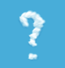 Question Mark Shaped Cloud
