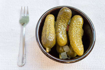 pickled cucumbers