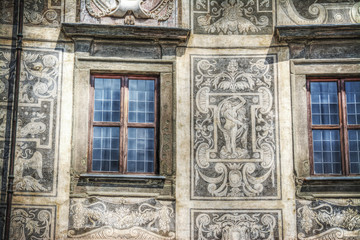 Palazzo della Carovana facade in Pisa
