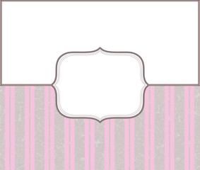 Vintage card background with classic texture. Pink color.Vector