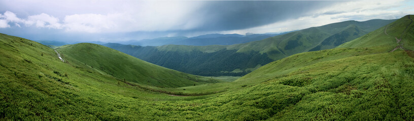 Fototapeta na wymiar Ukrainian Carpathian Mountains