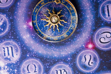 astrology symbols and magic astral charm