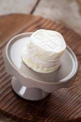 Goat cheese on a stand