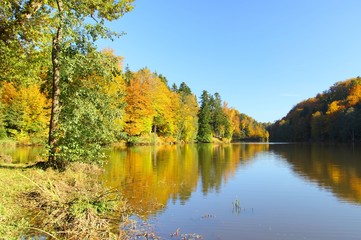 Fototapeta premium Beautiful autumn landscape