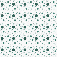 Green and White Polka Dot  Abstract Design Tile Pattern Repeat B