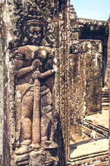 Fototapeta na wymiar Ruins of Angkor Thom in Cambodia