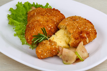 Fried cheese